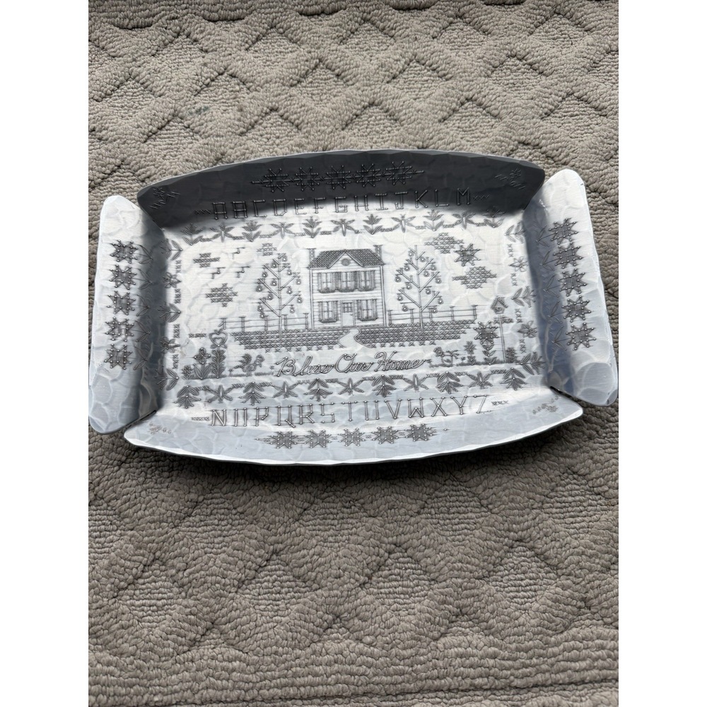 Authentic Bless Our Home Tray by Wendell‎ August - Made in America
